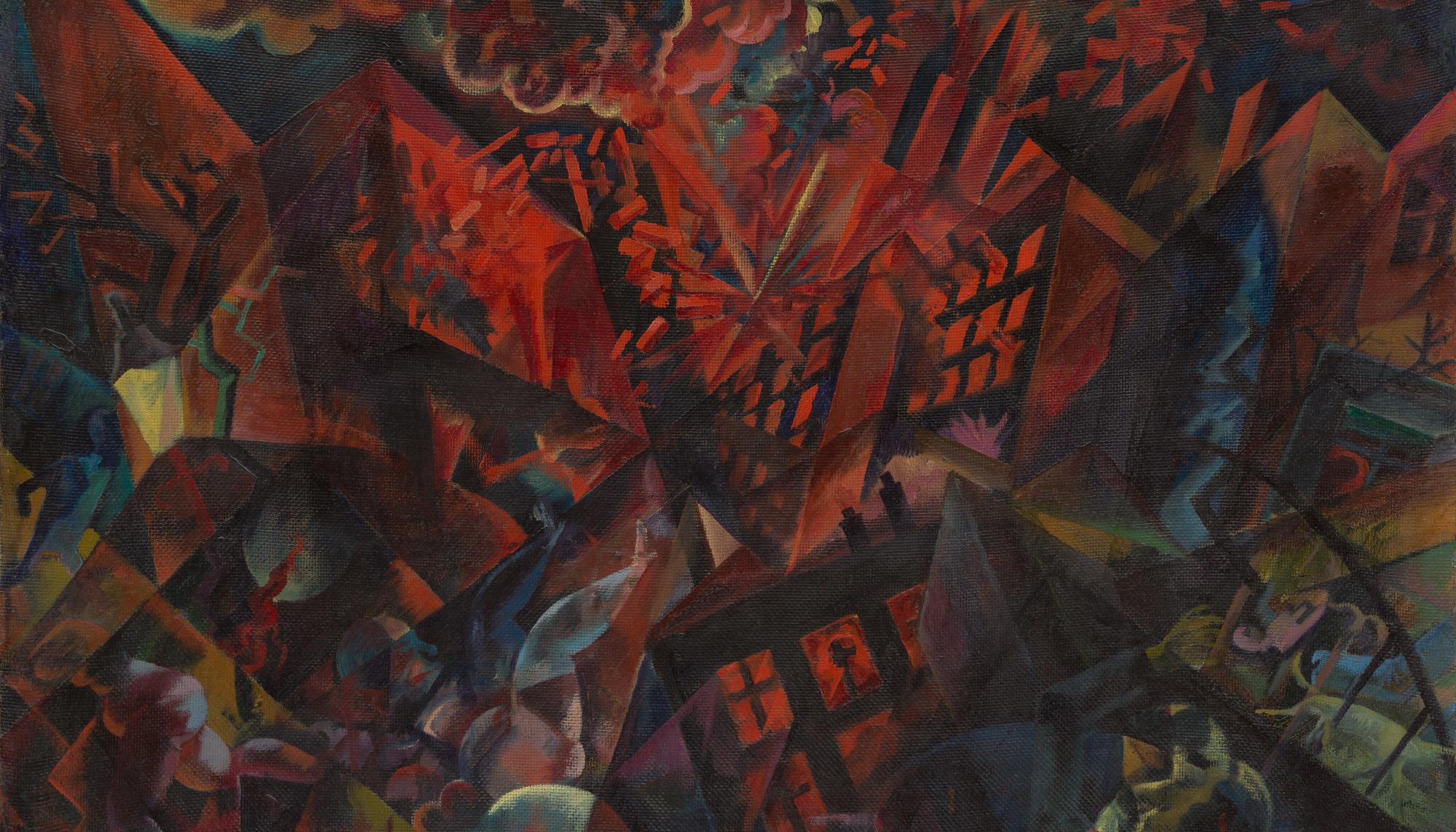 George Grosz | Explosión [1917]